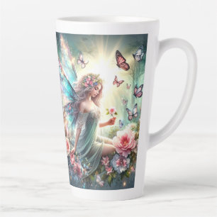 Latte Mok - Fairy in Flowers Garden, Vlinders