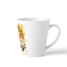 Latte Mok- Geef Bedankt Herfst Truck Mok