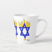 Latte Mok: Hanukkah Menorah Mok (Rechts)