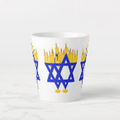 Latte Mok: Hanukkah Menorah Mok (Voorkant)