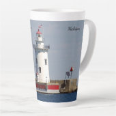 Latte mok Harbor Beach Lighthouse (Rechterhoek)