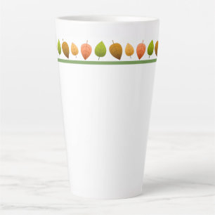 Latte Mok-herfst bladeren Latte Mok