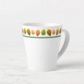 Latte Mok-herfst bladeren Mok (Rechterhoek)