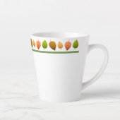 Latte Mok-herfst bladeren Mok (Rechts)