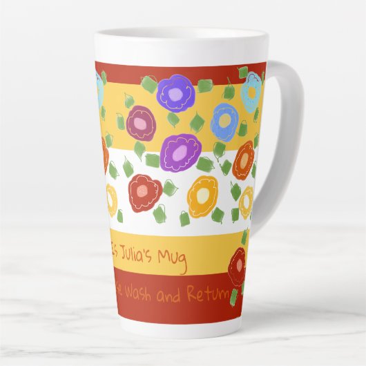 Latte Mok Indien verloren, gelieve terug te keren (Rechterhoek)