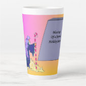 Latte Mok/kerstherder Mok (Voorkant)