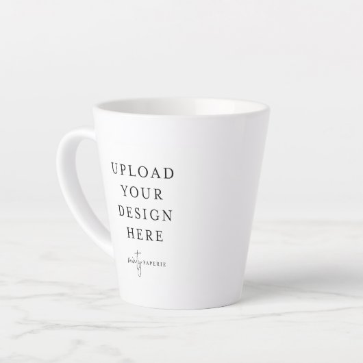 Latte Mok kort 12 oz. (Linkerhoek)