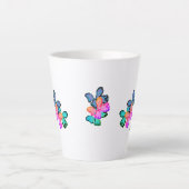 Latte Mok: liefde voor de vlinder Latte Mok (Voorkant)