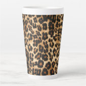 Latte Mok-luipaard afdrukken Mok (Voorkant)