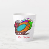 Latte mok Merry Christmas (Voorkant)