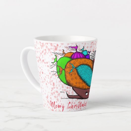 Latte mok Merry Christmas (Linkerhoek)