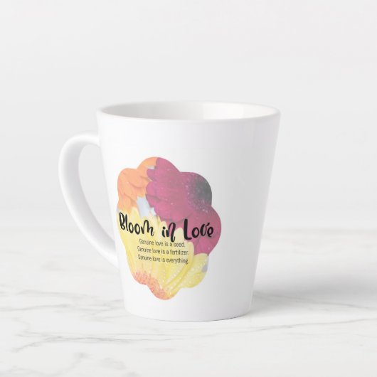Latte Mok met Bloom in Love Logo (Linkerhoek)