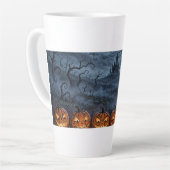 Latte mok met Halloween-design (Linkerhoek)