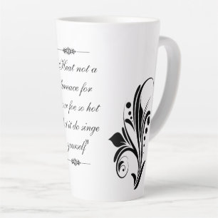Latte Mok met mooi design