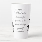 Latte Mok met mooi design (Voorkant)