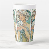 LATTE MOK MET MUCHA PRINT (Voorkant)