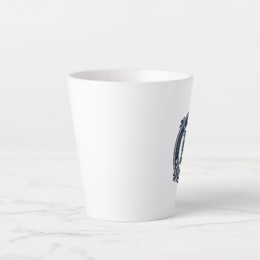 Latte Mok met Single Logo Design (Voorkant)