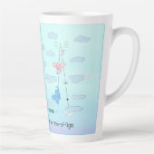 Latte Mok met TOF en gevulde clouds, aangepaste te (Rechts)