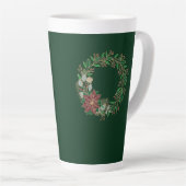 Latte mok om te passen bij kerstgebedschrift (Rechterhoek)