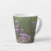 Latte Mok Paarse Wilde Summer Flowers (Rechterhoek)