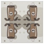 latte mok patroonweefsel stof (Swatch)