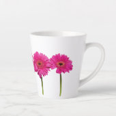 Latte Mok Pink Gerbera Daisies (Rechts)