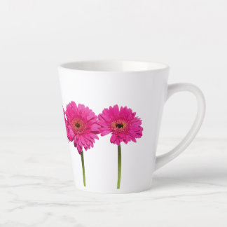 Latte Mok Pink Gerbera Daisies