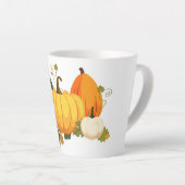 Latte Mok-pompoenen Latte Mok (Rechterhoek)