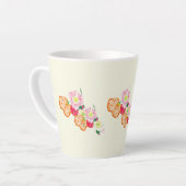 Latte Mok: Poppy Flowers Latte Mok (Linkerhoek)