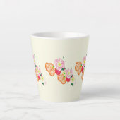 Latte Mok: Poppy Flowers Mok (Voorkant)