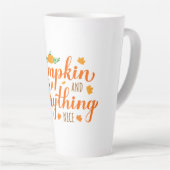 Latte Mok-Pumpkin-specerij Latte Mok (Rechterhoek)