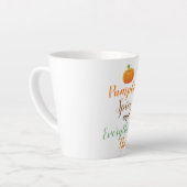 Latte Mok-Pumpkin-specerij Latte Mok (Linkerhoek)