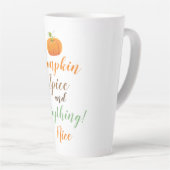 Latte Mok-Pumpkin-specerij Latte Mok (Rechterhoek)
