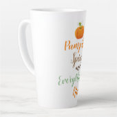 Latte Mok-Pumpkin-specerij Latte Mok (Linkerhoek)