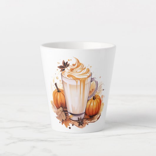 Latte Mok-Pumpkin-specerij Mok (Voorkant)