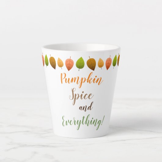 Latte Mok-Pumpkin-specerij Mok (Voorkant)