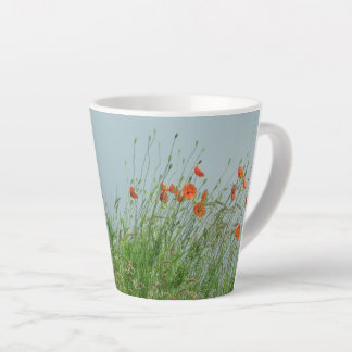 Latte Mok rode papavers bloemen