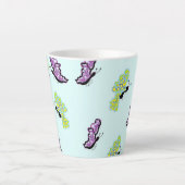 Latte Mok: Schoonheid van Vlinders Mok (Voorkant)