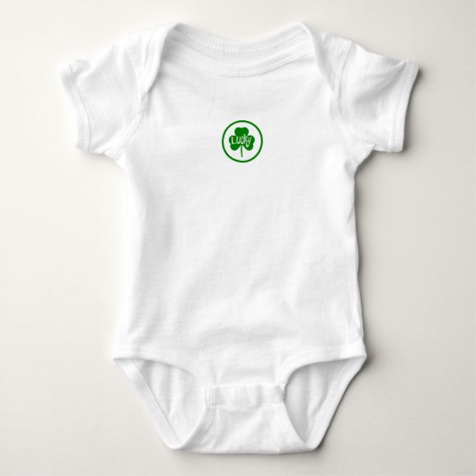 Latte Mok Sint Patricks Day Romper (Voorkant)