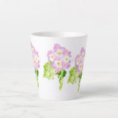 Latte Mok: Spaans Bloemen Latte Mok (Voorkant)