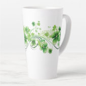 Latte Mok-St. Patricks Klavers Latte Mok (Rechterhoek)