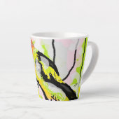 Latte Mok: Tanagers Bird of Oregon Mok (Rechterhoek)