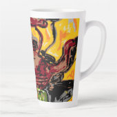 Latte Mok/Tea Kettle met fruit Latte Mok (Rechts)