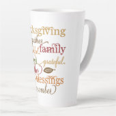 Latte Mok-Thanksgiving Latte Mok (Rechterhoek)