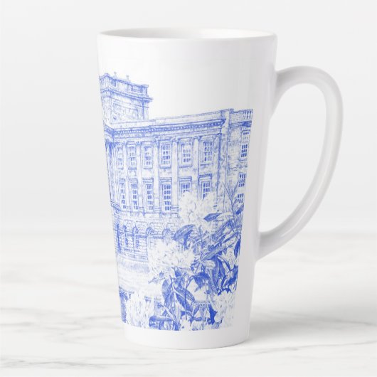 Latte Mok - "The Grounds in Pemberley" (Blauw) (Rechts)