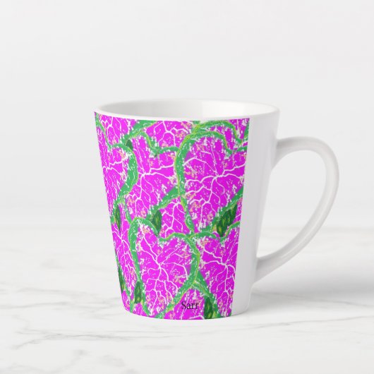 Latte Mok: Tropicle Flower's Latte Mok (Rechts)