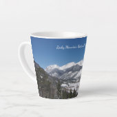 Latte mok van het Rocky Mountain National Park (Linkerhoek)