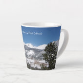 Latte mok van het Rocky Mountain National Park (Rechterhoek)