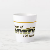 Latte Mok van MYETV - 15 jaar (Voorkant)