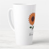 Latte Mok van "vriendelijkheid bloei" collectie (Linkerhoek)